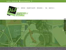 Tablet Screenshot of dp-disposal-storage.com